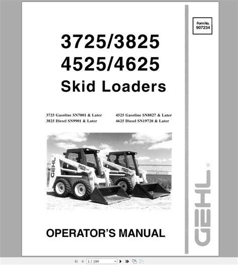 location of òil filter on gehl 3825 skid steer|gehl 3825 manual.